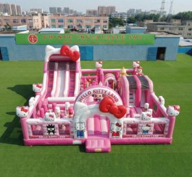 T6-7077 Hello Kitty Thema Aufblasbarer Vergnügungspark