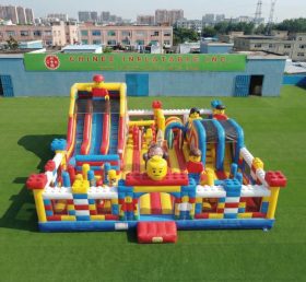 T6-7083 Lego Thema Aufblasbarer Spielplatz