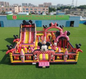 T6-7089 Mickey & Minnie Thema Aufblasbarer Freizeitpark