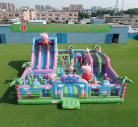 T6-7104 Peppa Pig Thema Aufblasbarer Spielplatz