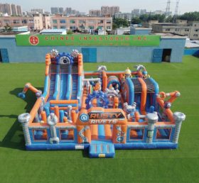 T6-7114 Rusty Rivets Thema Aufblasbare Attraktion