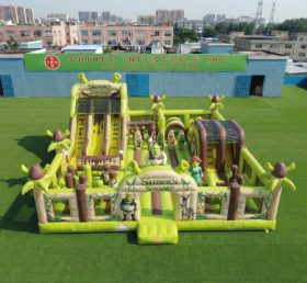 T6-7119 Shrek-Thema Aufblasbarer Unterhaltungsspielplatz