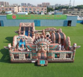 T6-7152 Indianer-Thema Aufblasbarer Freizeitpark