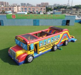 T6-7156 Bus-Thema Aufblasbare Attraktion