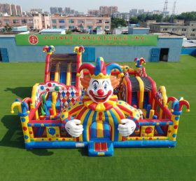 T6-7160 Clown-Themen Aufblasbarer Vergnügungspark