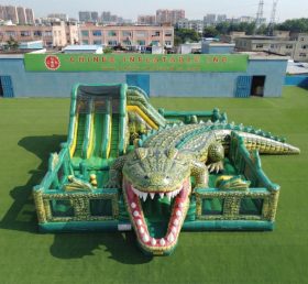 T6-7163 Krokodil-Thema Aufblasbarer Spielpark