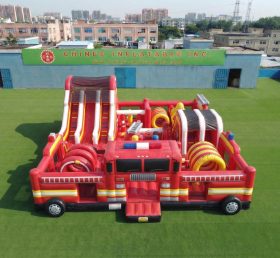 T6-7172 Feuerwehr-Thema Aufblasbarer Spielplatz