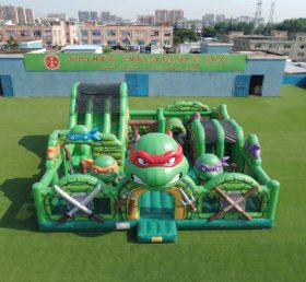 T6-7196 Ninja-Turtles-Thema Aufblasbarer Vergnügungspark