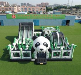 T6-7200 Panda-Themen Hüpfburg