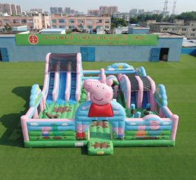 T6-7205 Peppa Pig Thema Aufblasbarer Vergnügungspark