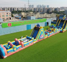 T7-4507 Baby Shark Thema Aufblasbare Hindernisparcours