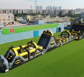 T7-4509 Batman Thema Aufblasbarer Hindernisparcours