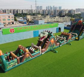 T7-4535 Dinosaurier-Themen Aufblasbare Hindernisparcours
