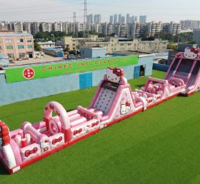 T7-4561 Hello Kitty Thema Aufblasbare Hindernisparcours