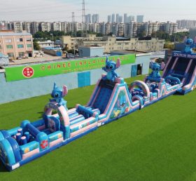 T7-4572 Lilo & Stitch Thema Aufblasbare Hindernisparcours