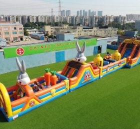 T7-4576 Looney Tunes Themen aufblasbare Hindernisparcours