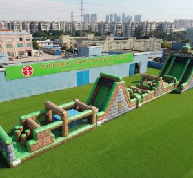 T7-4583 Minecraft Thema Aufblasbare Hindernisparcours