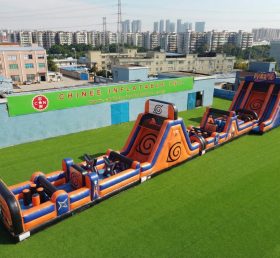 T7-4592 Naruto Thema Aufblasbare Hindernisparcours