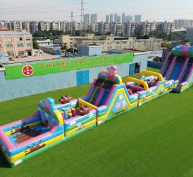 T7-4604 Peppa Pig Thema Aufblasbare Hindernisparcours