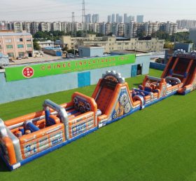 T7-4620 Rusty Rivets Thema Aufblasbarer Hindernisparcours