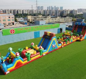 T7-4638 Super Mario Thema Aufblasbare Hindernisparcours