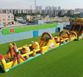 T7-4667 Winnie Puuh Themenaufblasbare Hindernisparcours