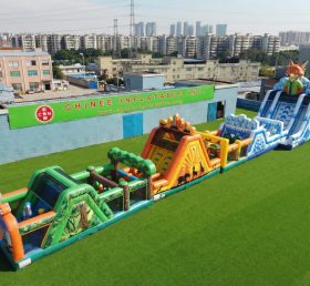 T7-4674 Zootopia Thema Aufblasbare Hindernisparcours