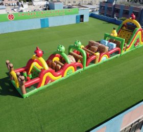 T7-4679 Angry Birds Thema Aufblasbarer Hindernisparcours