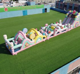 T7-4695 Candy Thema aufblasbare Hindernisparcours