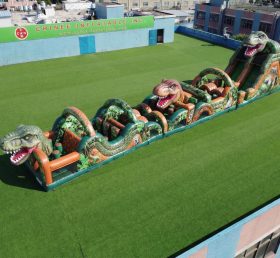 T7-4710 Dinosaurier-Thema Aufblasbare Hindernisparcours