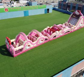 T7-4739 Hello Kitty Thema Aufblasbare Hindernisparcours