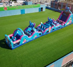T7-4751 Lilo & Stitch Thema Aufblasbarer Hindernisparcours