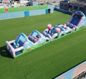 T7-4783 Peppa Pig Thema Aufblasbare Hindernisparcours
