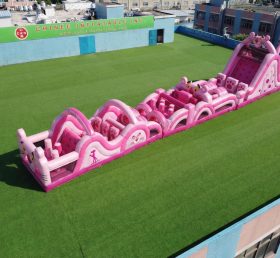 T7-4785 Pink Panther Thema Aufblasbare Hindernisparcours