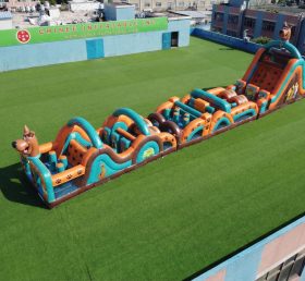 T7-4800 Scooby-Doo Themenaufblasbare Hindernisparcours
