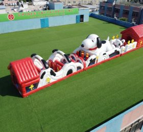 T7-4808 Snoopy Thema Aufblasbare Hindernisparcours