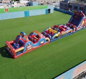 T7-4816 Superhelden-Thema Aufblasbare Hindernisparcours