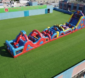 T7-4817 Superman Thema Aufblasbare Hindernisparcours