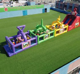 T7-4819 Teletubbies Thema Aufblasbare Hindernisparcours