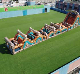 T7-4822 Die Flintstones Thema Aufblasbare Hindernisparcours