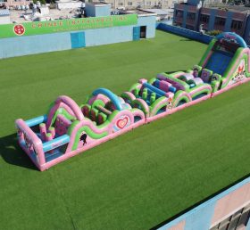 T7-4825 Powerpuff Girls Themen Hüpfburg Hindernisparcours