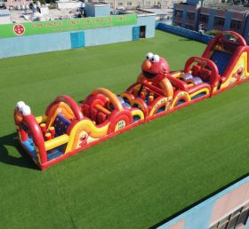 T7-4828 Tickle-Me-Elmo-Themen-Hüpfburg-Hindernisparcours