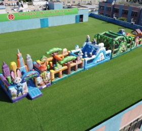 T7-4852 Zootopia Thema Aufblasbare Hindernisparcours