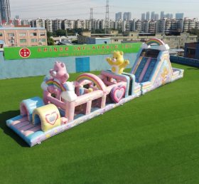 T7-4877 Care Bears Thema Aufblasbare Hindernisparcours