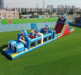 T7-4894 Doraemon Thema aufblasbare Hindernisparcours
