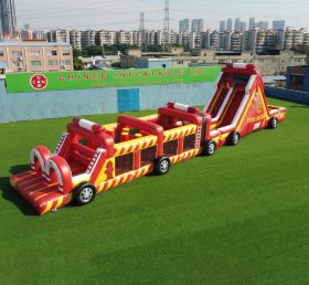 T7-4907 Feuerwehr-Thema Aufblasbare Hindernisparcours