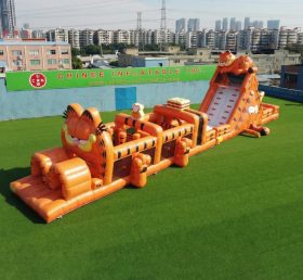 T7-4913 Garfield-Themen aufblasbare Hindernisparcours