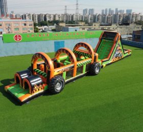 T7-4942 Monstertrucks-Thema aufblasbare Hindernisparcours
