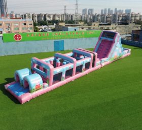 T7-4955 Peppa Pig Thema Aufblasbare Hindernisparcours