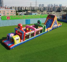 T7-4966 Power Rangers Thema Aufblasbare Hindernisparcours